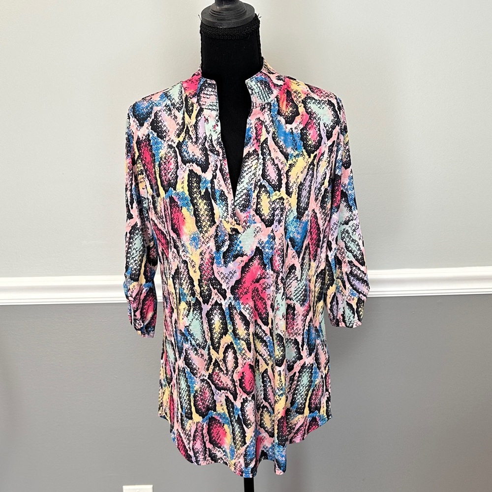 Hemish Vibrant Multicolor Women's Blouse